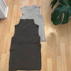Aritzia wool sleeveless sweater
